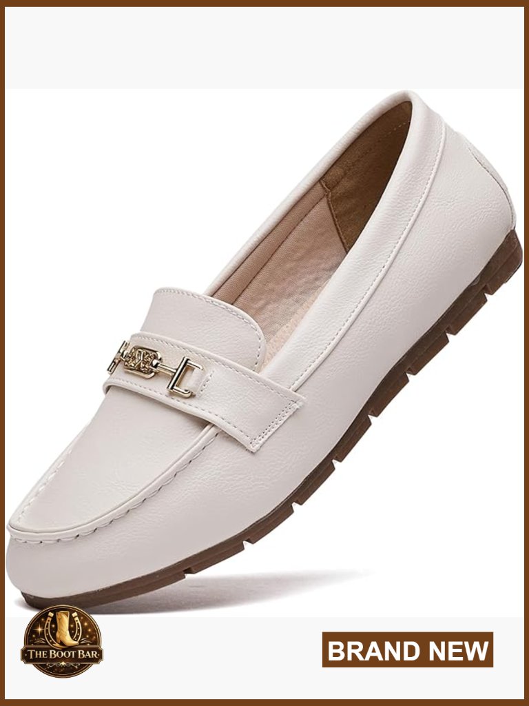 Women's Slip-On Loafers With Cushioned Insole For Work & Casual Walking
